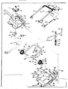 Main Frame parts for Craftsman Snow Blower 536883300 from AppliancePartsPros.com