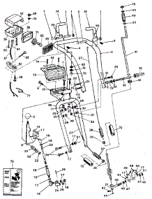 Handle Assembly parts for Craftsman Snow Blower 53688410 from AppliancePartsPros.com