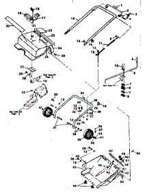 Main Frame parts for Craftsman Snow Blower 536884210 from AppliancePartsPros.com