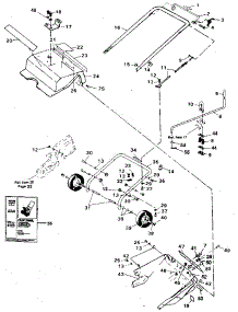 Main Frame parts for Craftsman Snow Blower 536884230 from AppliancePartsPros.com