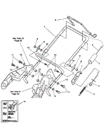 Handle Assembly parts for Craftsman Gas Snowblower 536884231 from AppliancePartsPros.com