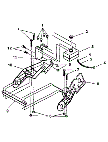 Frame Components parts for Craftsman Gas Snowblower 536884231 from AppliancePartsPros.com