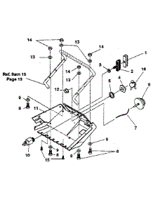 Frame Components parts for Craftsman Gas Snowblower 536884231 from AppliancePartsPros.com