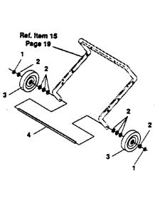 Wheel parts for Craftsman Gas Snowblower 536884231 from AppliancePartsPros.com