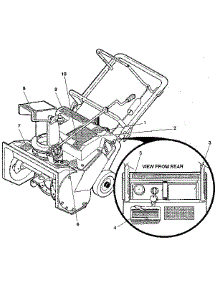 Decals parts for Craftsman Gas Snowblower 536884231 from AppliancePartsPros.com