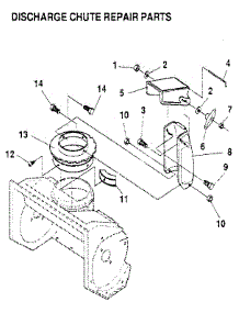 Discharge Chute parts for Craftsman Gas Snowblower 536884232 from AppliancePartsPros.com