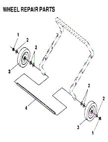Wheel parts for Craftsman Gas Snowblower 536884232 from AppliancePartsPros.com
