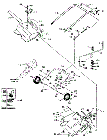 Main Frame parts for Craftsman Snow Blower 536884250 from AppliancePartsPros.com