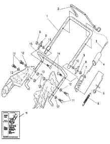 Handle Assembly parts for Craftsman Gas Snowblower 536884251 from AppliancePartsPros.com