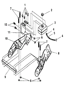 Frame Components parts for Craftsman Gas Snowblower 536884251 from AppliancePartsPros.com