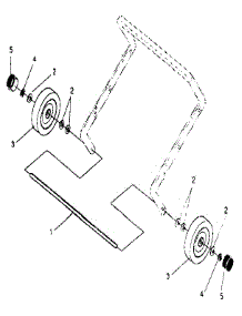 Wheel parts for Craftsman Gas Snowblower 536884251 from AppliancePartsPros.com