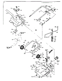 Main Frame parts for Craftsman Snow Blower 536884300 from AppliancePartsPros.com
