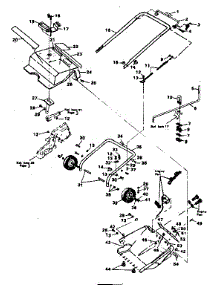 Main Frame parts for Craftsman Gas Snowblower 536884310 from AppliancePartsPros.com