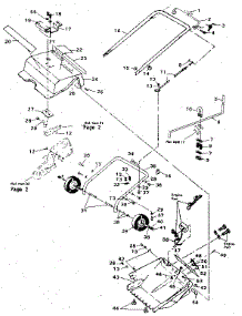 Main Frame parts for Craftsman Gas Snowblower 536884320 from AppliancePartsPros.com
