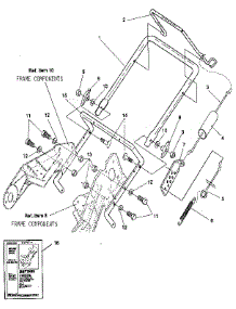 Handle Assembly parts for Craftsman Snow Blower 536884350 from AppliancePartsPros.com