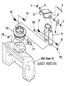 Discharge Chute parts for Craftsman Snow Blower 536884350 from AppliancePartsPros.com