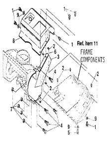 Belt Cover parts for Craftsman Snow Blower 536884350 from AppliancePartsPros.com