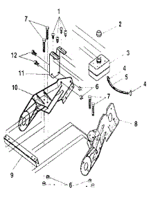 Frame Components parts for Craftsman Snow Blower 536884350 from AppliancePartsPros.com