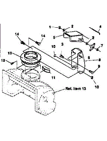 Discharge Chute Repair Parts parts for Craftsman Gas Snowblower 536884351 from AppliancePartsPros.com