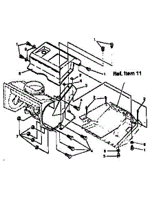 Belt Cover Repair Parts parts for Craftsman Gas Snowblower 536884351 from AppliancePartsPros.com