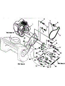 Engine And Drive Repair Parts parts for Craftsman Gas Snowblower 536884351 from AppliancePartsPros.com