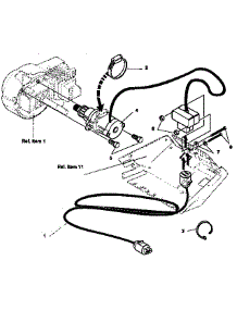 Electric Starter Repair Parts parts for Craftsman Gas Snowblower 536884351 from AppliancePartsPros.com