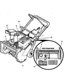 Decals parts for Craftsman Gas Snowblower 536884351 from AppliancePartsPros.com