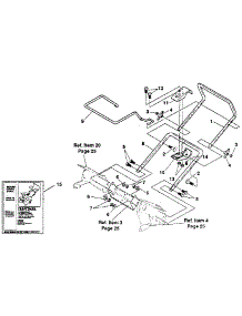 Handle Assembly parts for Craftsman Snow Blower 536884420 from AppliancePartsPros.com