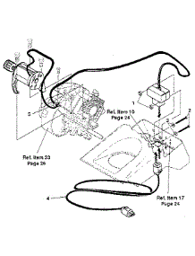Electric Starter parts for Craftsman Snow Blower 536884420 from AppliancePartsPros.com