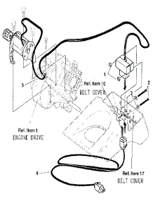 Electric Starter parts for Craftsman Gas Snowblower 536884431 from AppliancePartsPros.com