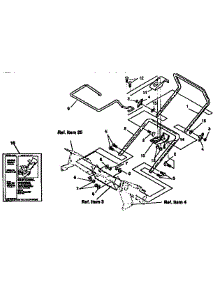 Handle Assembly Repair Parts parts for Craftsman Snow Blower 536884432 from AppliancePartsPros.com