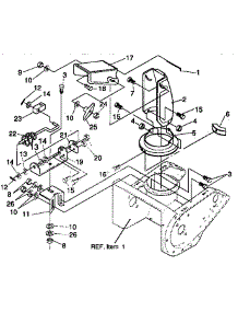 Discharge Chute Repair Parts parts for Craftsman Snow Blower 536884432 from AppliancePartsPros.com