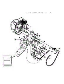 Engine And Drive parts for Craftsman Snow Blower 536884560 from AppliancePartsPros.com
