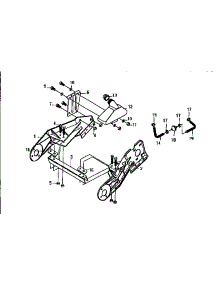 Frame Assembly parts for Craftsman Snow Blower 536884560 from AppliancePartsPros.com
