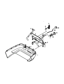 Frame Assembly parts for Craftsman Snow Blower 536884560 from AppliancePartsPros.com
