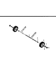Wheel Assembly parts for Craftsman Snow Blower 536884560 from AppliancePartsPros.com