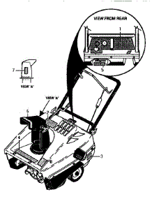 Decals parts for Craftsman Snow Blower 536884560 from AppliancePartsPros.com