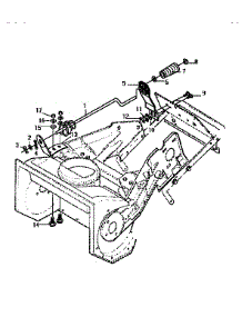 Chute Control Rod parts for Craftsman Snow Blower 536884560 from AppliancePartsPros.com