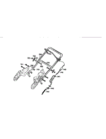Handle Assembly parts for Craftsman Gas Snowblower 536884561 from AppliancePartsPros.com