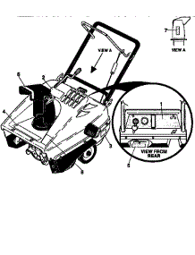 Decals parts for Craftsman Snow Blower 536884570 from AppliancePartsPros.com