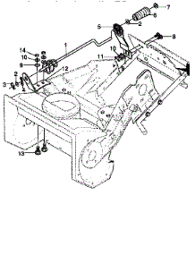 Chute Control Rod parts for Craftsman Snow Blower 536884570 from AppliancePartsPros.com