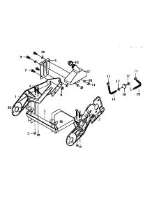 Frame Assembly parts for Craftsman Electric Snowblower 536884580 from AppliancePartsPros.com