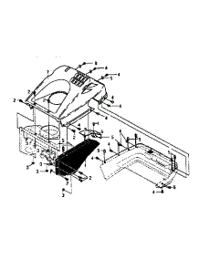 Belt Cover parts for Craftsman Electric Snowblower 536884580 from AppliancePartsPros.com