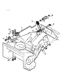 Chute Control Rod parts for Craftsman Electric Snowblower 536884580 from AppliancePartsPros.com
