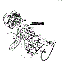 Engine / Drive Assembly parts for Craftsman Electric Snowblower 536884581 from AppliancePartsPros.com