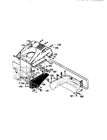 Belt Cover Assembly parts for Craftsman Electric Snowblower 536884581 from AppliancePartsPros.com