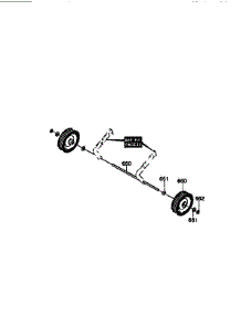 Wheel Assembly parts for Craftsman Electric Snowblower 536884581 from AppliancePartsPros.com