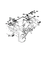 Chute Control Rod Assembly parts for Craftsman Electric Snowblower 536884581 from AppliancePartsPros.com