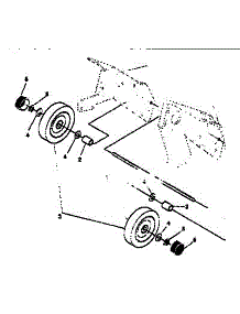 Wheel parts for Craftsman Gas Snowblower 536884670 from AppliancePartsPros.com