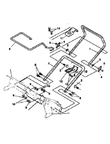 Handle Assembly parts for Craftsman Gas Snowblower 536884670 from AppliancePartsPros.com